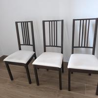 sedie Ikea marrone 
