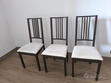 sedie Ikea marrone 