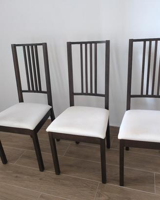 sedie Ikea marrone 