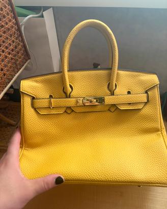 Borsa birkin hermes gialla 30 cm