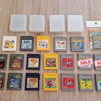 Lotto Cartucce Gameboy Giapponesi