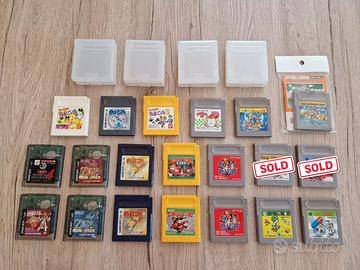 Lotto Cartucce Gameboy Giapponesi