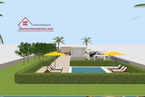 Terreno con progetto per abitazione e piscina