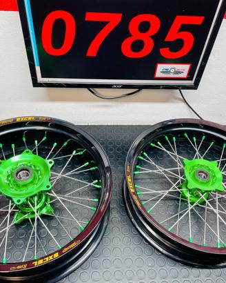 COPPIA CERCHI MOTARD KITE 17 KAWASAKI KX E KXF TUT