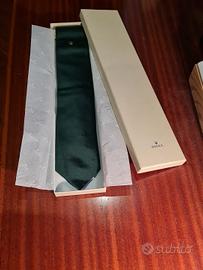 Cravatta Autentica Originale Rolex Verde