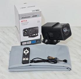 Proiettore Alwtniet  Full HD Android 13 + Telo