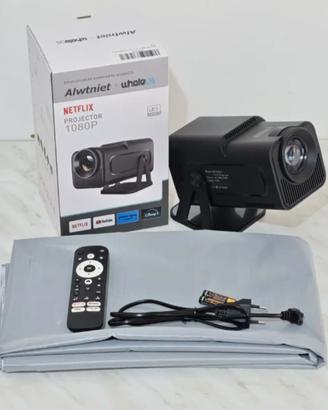 Proiettore Alwtniet  Full HD Android 13 + Telo