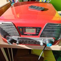 Stereo giradischi parzialmente funzionante.