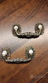 Elegante coppia di maniglie francesi