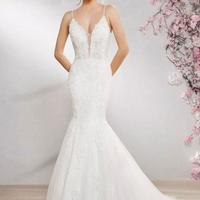 Abito da sposa Victoria Jane stile sirena taglia 4