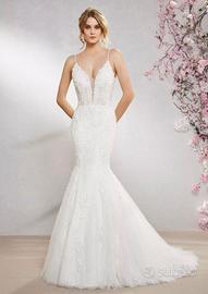 Abito da sposa Victoria Jane stile sirena taglia 4