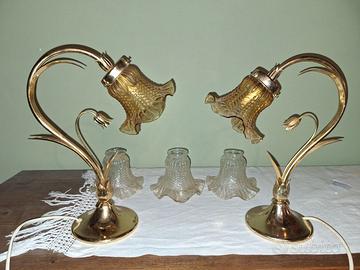 Coppia Abat jour vintage