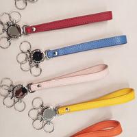 portachiavi in pelle con anelli estraibili 