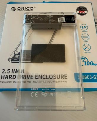 Case Esterna per HDD/SSD 2,5 pollici ORICO