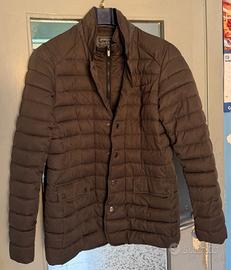 Piumino Cotton & Silk trapuntato marrone
