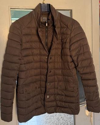 Piumino Cotton & Silk trapuntato marrone