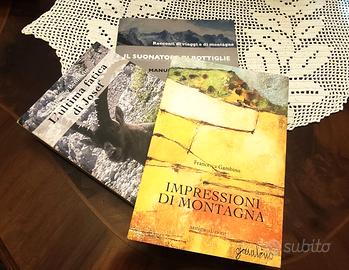 3 libri narrativa montagna - Lotto unico