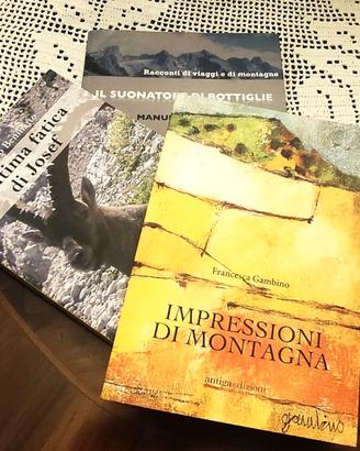 3 libri narrativa montagna - Lotto unico