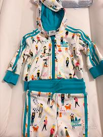 Tuta neonato 0-3 mesi adidas mai usata