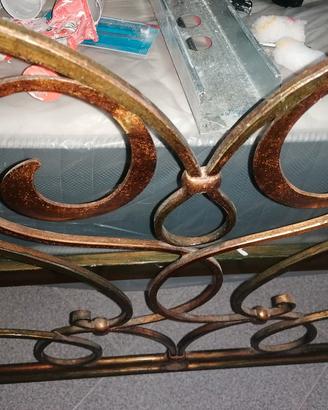 letto matrimoniale in ottone 