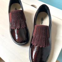 Scarpe donna tipo mocassino in pelle taglia 36