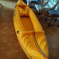 Canoa 2 posti completa di sedute lunga 3 metri
