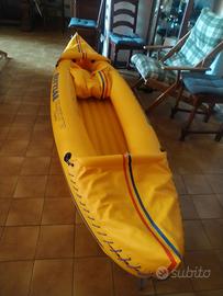 Canoa 2 posti completa di sedute lunga 3 metri