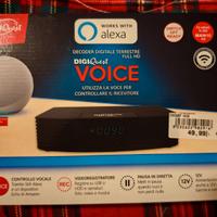 DIGIQUEST VOICE Decoder terrestre con skill Alexa