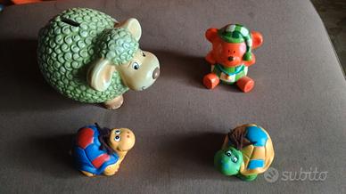 Salvadanai in ceramica