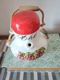 soprammobile ceramica  teiera vintage 