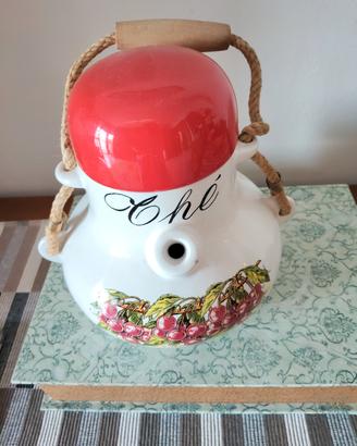 soprammobile ceramica  teiera vintage 