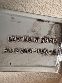 4 cerchi in lega originali Audi A3 da16