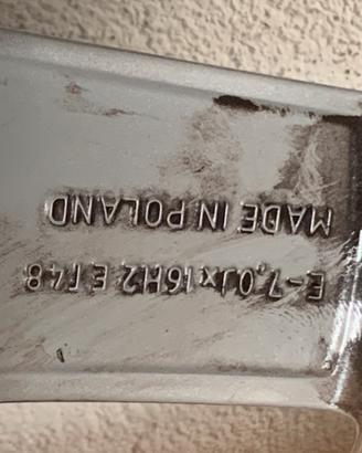 4 cerchi in lega originali Audi A3 da16