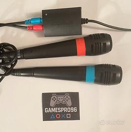 2x Microfoni Singstar Ufficiali PS2