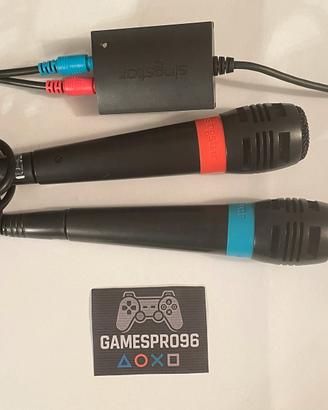 2x Microfoni Singstar Ufficiali PS2