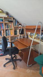 Scrivania postazione da lavoro + sedia