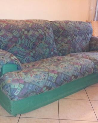 Divano 3 posti in VERA PIUMA D'OCA - Stile Vintage