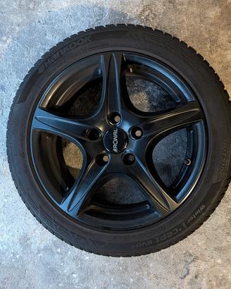 Cerchi in Lega Ronal R56 16" Nero Opaco - Gommati