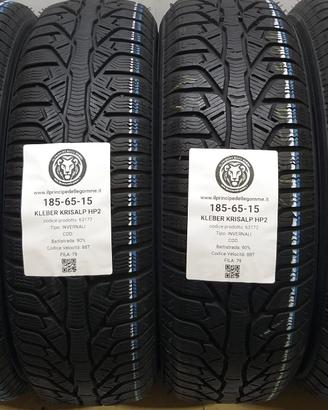 4 GOMME 185 65 15 KLEBER A63172