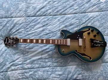 Ibanez GB10EM George Benson - Jet Blue Burst