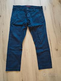 Pantaloni Siviglia uomo blu taglia 36 (50)