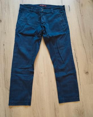 Pantaloni Siviglia uomo blu taglia 36 (50)
