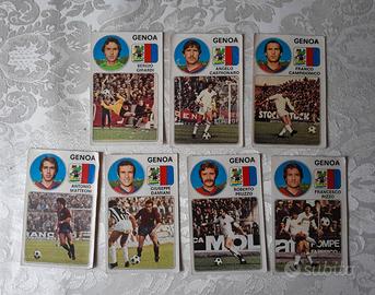 Lotto 7 Figurine Calciatori Panini 1976-77 GENOA