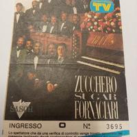 Biglietto concerto tour Blue's 1987 Zucchero Sugar