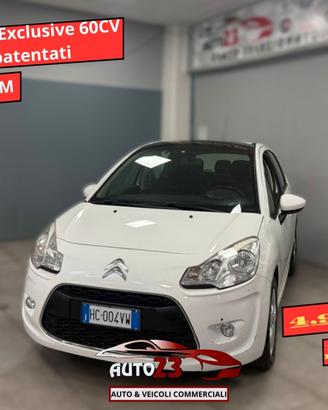 Citroen C3 1.1 Exclusive 60CV OK Neopatentati