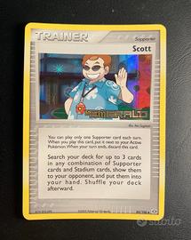 Carta Pokémon Trainer Scott 84/106 Holo Stamped EN