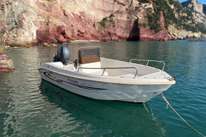 Marino Atom 450 + Yamaha 40cv (4 cil) + Carrello