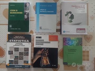 Libri universitari Economia,Marketing e Statistica