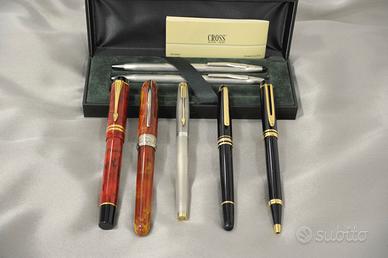 Stilografiche,Parker, Visconti, Cross, Mont Blanc.