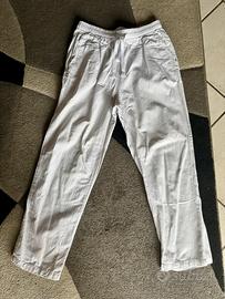 Pantalone bianco in lino